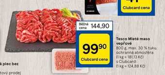 Tesco Tesco mleté maso vepřové 800 g nabídka