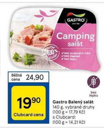 Tesco Gastro balený salát 140 g nabídka