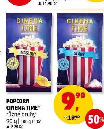 Penny Market Popcorn cinema time, 90 g nabídka