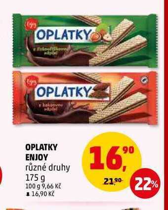 Penny Market Oplatky enjoy, 175 g nabídka