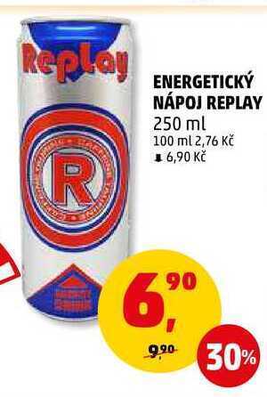 Penny Market Energetický nápoj replay, 250 ml nabídka