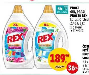 Penny Market Prací gel rex, 2,43 l nabídka