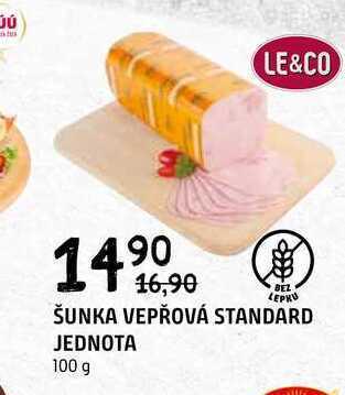 Terno Šunka vepřová standard jednota 100 g nabídka