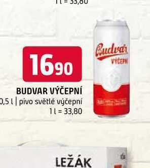 Terno Budvar výčepní 0,5 l nabídka