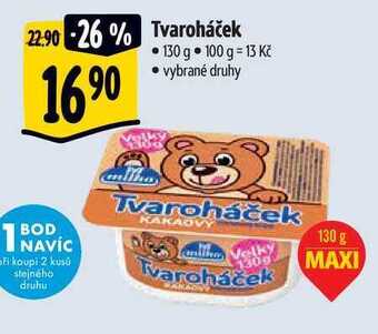 Albert Tvaroháček 130 g nabídka