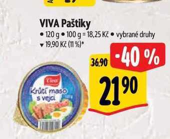 Albert Viva paštiky • 120 g nabídka