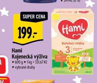 Albert Hami kojenecká výživa • 600 g nabídka