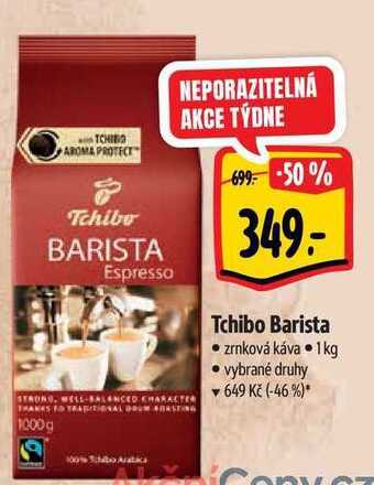 Albert Tchibo barista • zrnková káva 1 kg nabídka