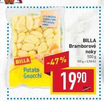 Billa Billa bramborové noky 500 g nabídka