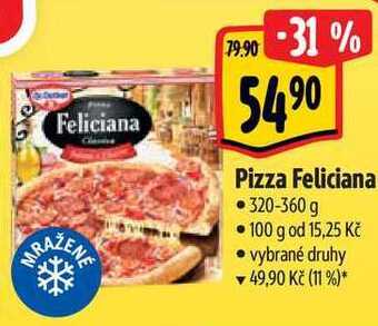 Albert Pizza feliciana 320-360 g nabídka