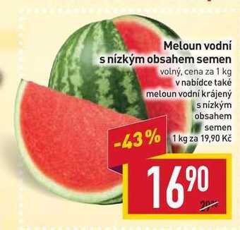 Billa Meloun vodní s nízkým obsahem semen volný, cena za 1 kg nabídka