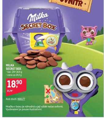 Makro Milka secret box 14,4 g nabídka