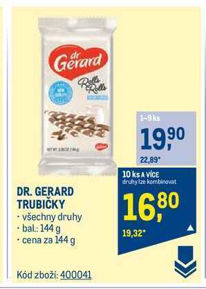 Makro Dr. gerard trubičky 144 g nabídka