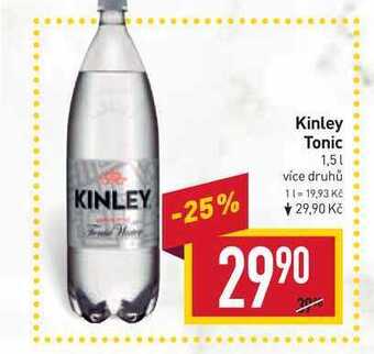 Billa Kinley tonic 1,5l nabídka