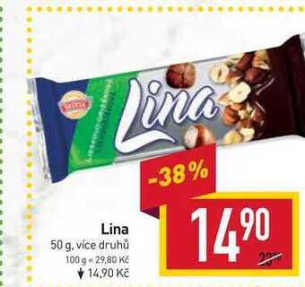 Billa Lina 50 g nabídka
