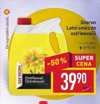 Billa Sheron letní směs do ostřikovačů 3l nabídka