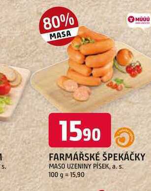 Trefa Farmářské špekáčky 100g nabídka
