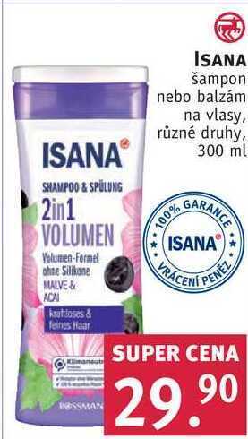 Rossmann Isana šampon na vlasy, 300 ml nabídka