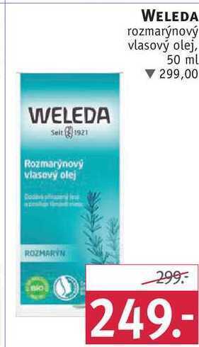 Rossmann Weleda rozmarýnový vlasový olej, 50 ml nabídka
