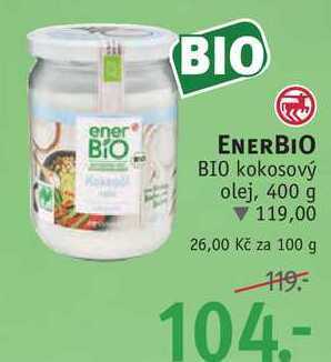 Rossmann Enerbio bio kokosový olej, 400 g nabídka