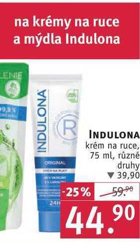 Rossmann Indulona krém na ruce, 75 ml nabídka