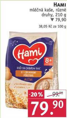 Rossmann Hami mléčná kaše, 210 g nabídka