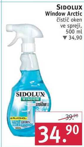 Rossmann Sidolux window arctic čistič oken ve spreji, 500 ml nabídka