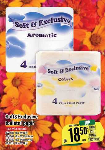 Tamda Foods Soft&exclusive toaletní papír nabídka