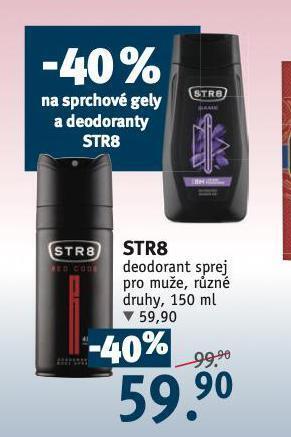 Rossmann Str8 deodorant nabídka