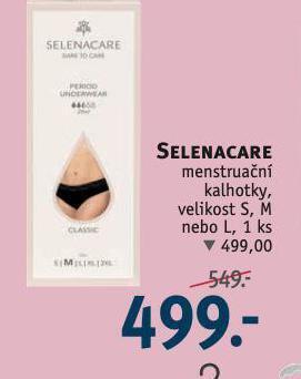 Rossmann Selenacare menstruační kalhotky nabídka