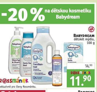 Rossmann Babydream mýdlo nabídka