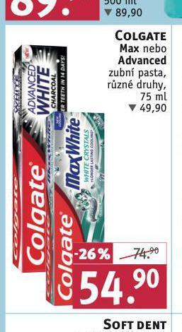 Rossmann Colgate zubní pasta nabídka