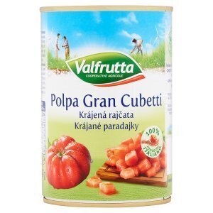 Trefa Valfrutta krájená rajčata 400g, vybrané druhy nabídka