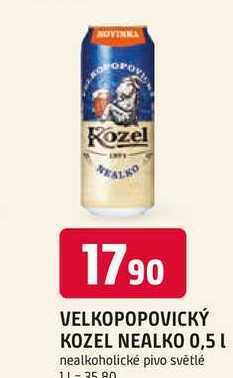 Trefa Velkopopovický kozel nealko 0,5l nabídka