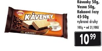 Qanto Kávenky 50g, Vesna 50g, Kakaové řezy 45-50g nabídka