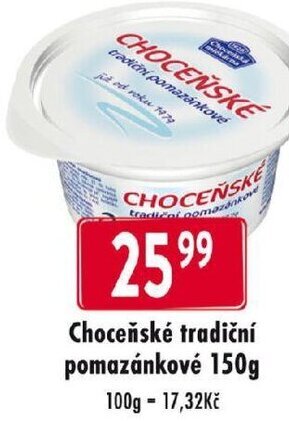Qanto Choceňské tradiční pomazánkové 150g nabídka