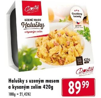 Qanto Halušky s uzeným masem a kysaným zelím 420g nabídka