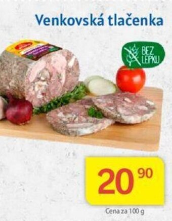 Kubík potraviny Venkovská tlačenka nabídka