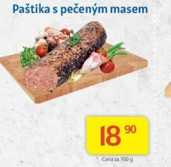 Kubík potraviny Paštika s pečeným masem nabídka