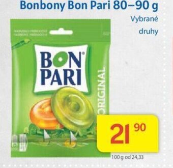 Kubík potraviny Bonbony Bon Pari 80-90 g nabídka