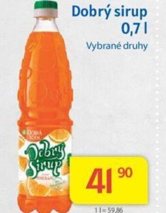 Kubík potraviny Dobrý sirup 0.7L nabídka