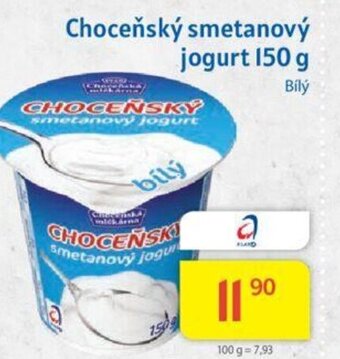Kubík potraviny Choceňský smetanový jogurt 150 g nabídka
