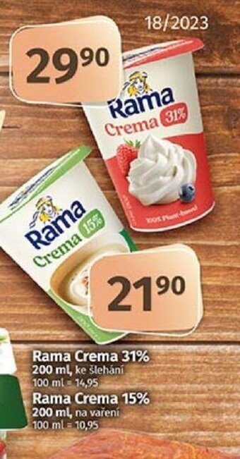 Coop Rama Crema 31% nabídka