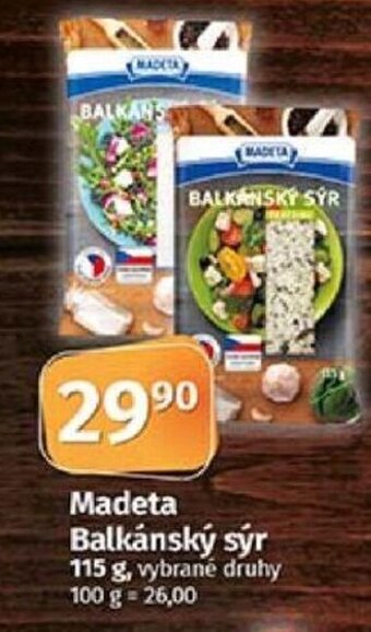 Coop Madeta Balkánský sýr nabídka