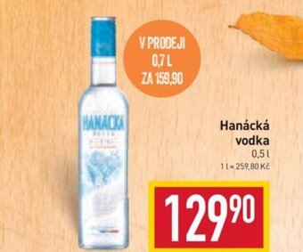 Billa Hanácká vodka nabídka
