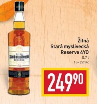 Billa Žitná Stará myslivecká Reserve 4YO nabídka