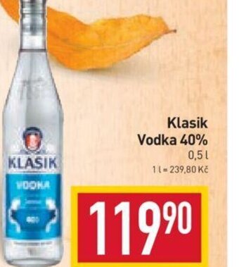 Billa Klasik Vodka 40% nabídka