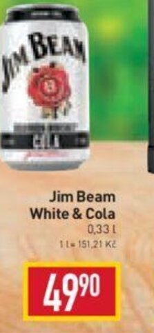 Billa Jim Beam White & Cola nabídka