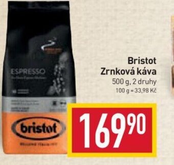 Billa Bristot Zrnková káva nabídka