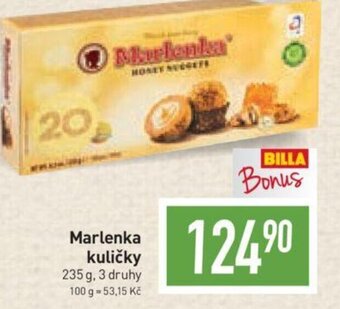 Billa Marlenka kuličky nabídka